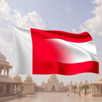 Flag Occupied by Bahrain photo