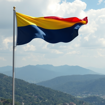 Flag Occupied by Colombia Photo