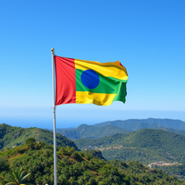 Flag Occupied by Comoros Photo