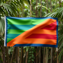 Flag Occupied by Congo Kinshasa Photo