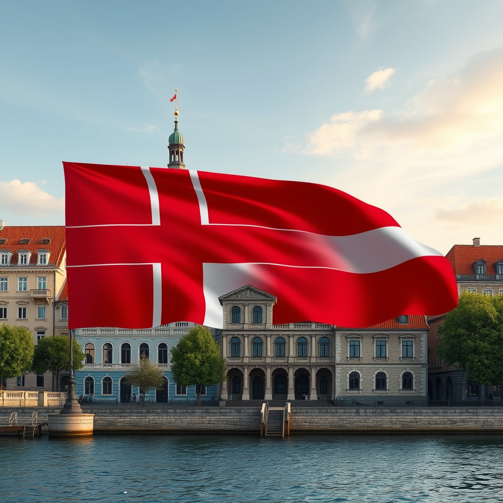 Flag Occupied by Denmark Photo