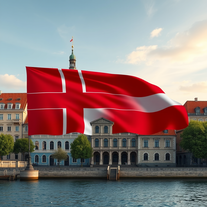 Flag Occupied by Denmark Photo