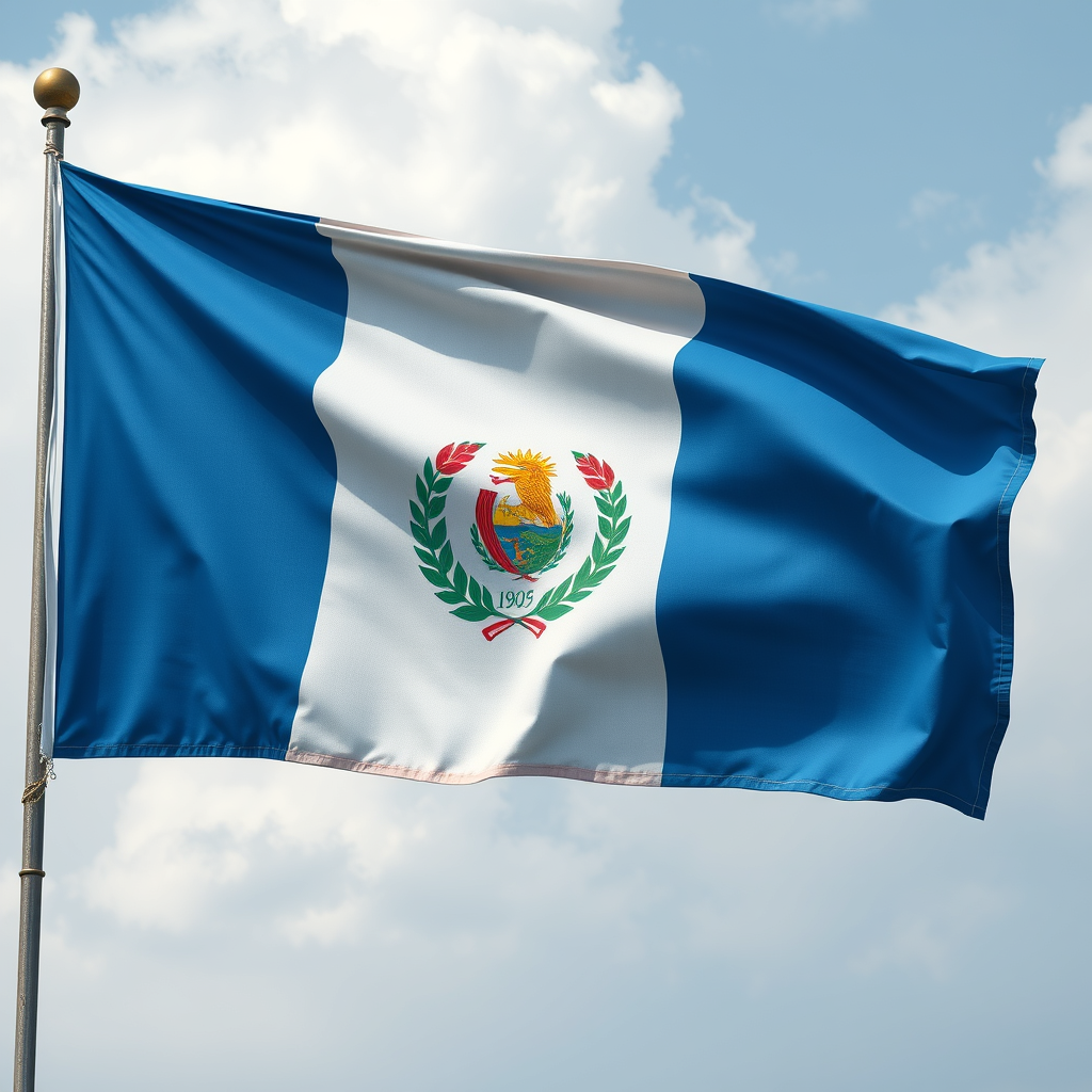 Flag Occupied by Guatemala Photo