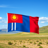 Flag Occupied by Mongolia Photo