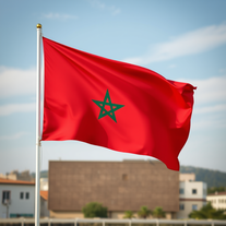Flag Occupied by Morocco Photo