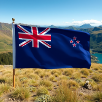 Flag Occupied by New Zealand Photo