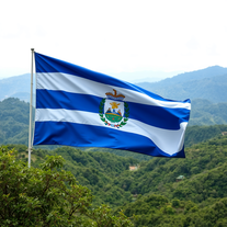 Flag Occupied by Nicaragua Photo