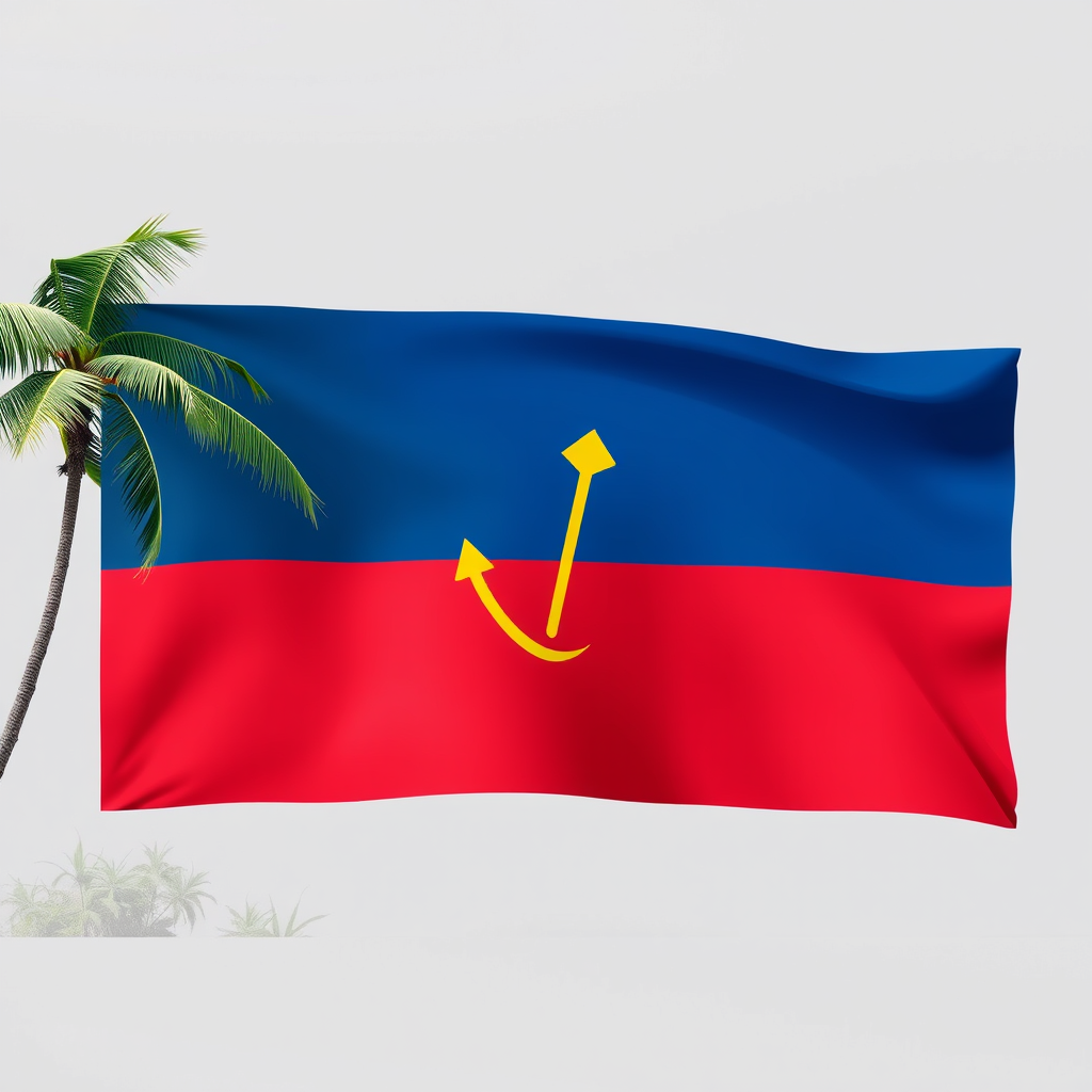 Flag Occupied by Saint Vincent and the Grenadines Photo