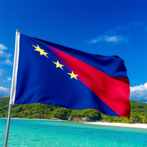 Flag Occupied by Solomon Islands Photo