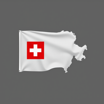 Flag Occupied by Switzerland Photo