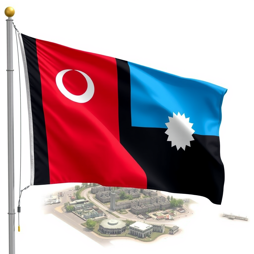 Flag Occupied by Timor-Leste Photo