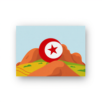 Flag Occupied by Tunisia Photo