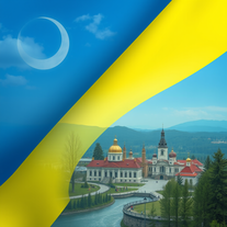 Flag Occupied by Ukraine Photo