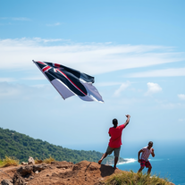 Flag Occupied by Vanuatu Photo