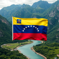 Flag Occupied by Venezuela Photo