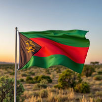 Flag Occupied by Zambia Photo