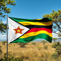 Flag Occupied by Zimbabwe Photo