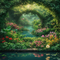 Floating gardens images icon