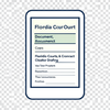 Florida Court, Document; Contract Creator Drafting icon