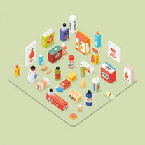 FMCG isometric image generator