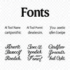 Fonts icon