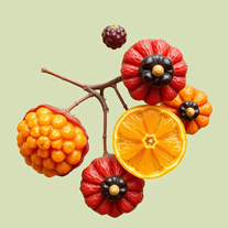 Foraging for spring ingredients for Dried Fruit and designs