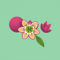 Foraging for spring ingredients for edible Passion Fruit products and designs