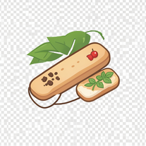 Foraging for spring ingredients for making 2 Flavors Éclairs