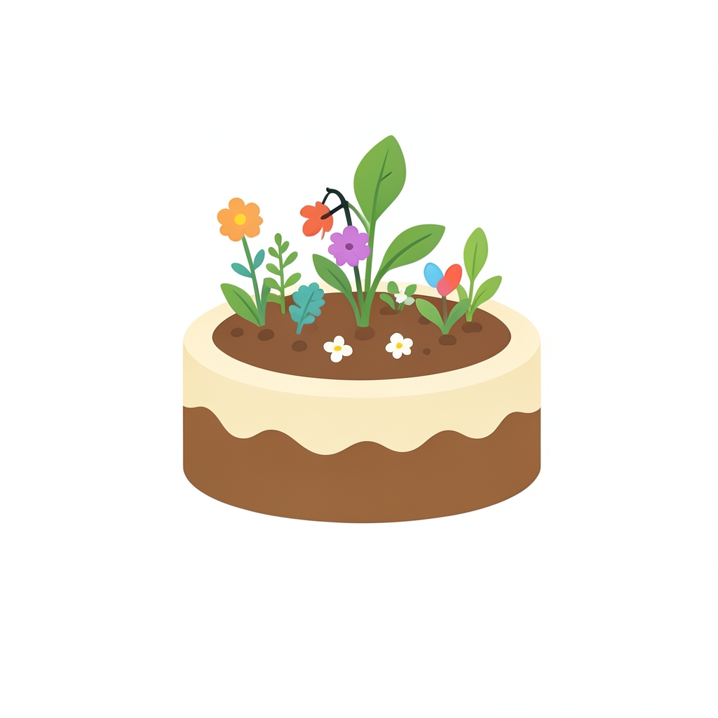 Foraging for spring ingredients for making Hidden Design Cake