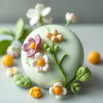 Foraging for spring ingredients for Marzipan and designs