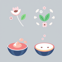 Foraging for spring ingredients for Pudding and designs