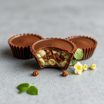 Foraging for spring ingredients for Reese's Cups and designs