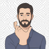 Forced Perspective – Suspended Between Fingers