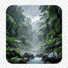 Forest Raining Photography icon