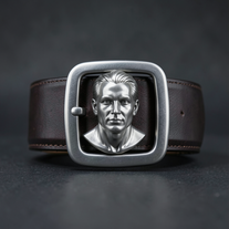 Forged Identity — Designer Steel Buckle