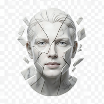 Fractured Identity – Sculptural Portrait