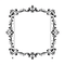 frame border design in black and white on white background icon
