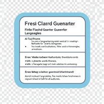 Free Flashcard Generator Different Languages