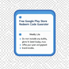 Free Google Play Store Redeem Code Generator icon