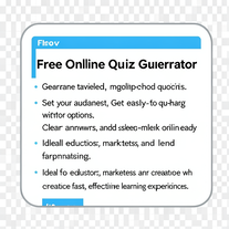 Free Online Quiz Generator