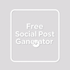 Free Social Post Generator icon