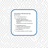 Full Code Generator App