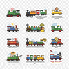 funny trains sticker idea gener icon