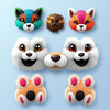 Fursuit costume generator that only shows the parts of the furry costume nothing else icon