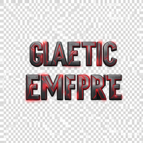 Galactic Empire Steel letter text