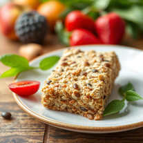 Gathering fresh spring ingredients to make granola bars