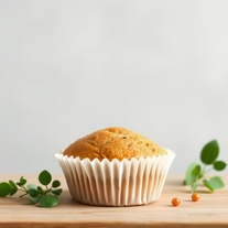 Gathering spring ingredients to make muffins