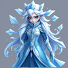 Gaun Karakter Frozen icon