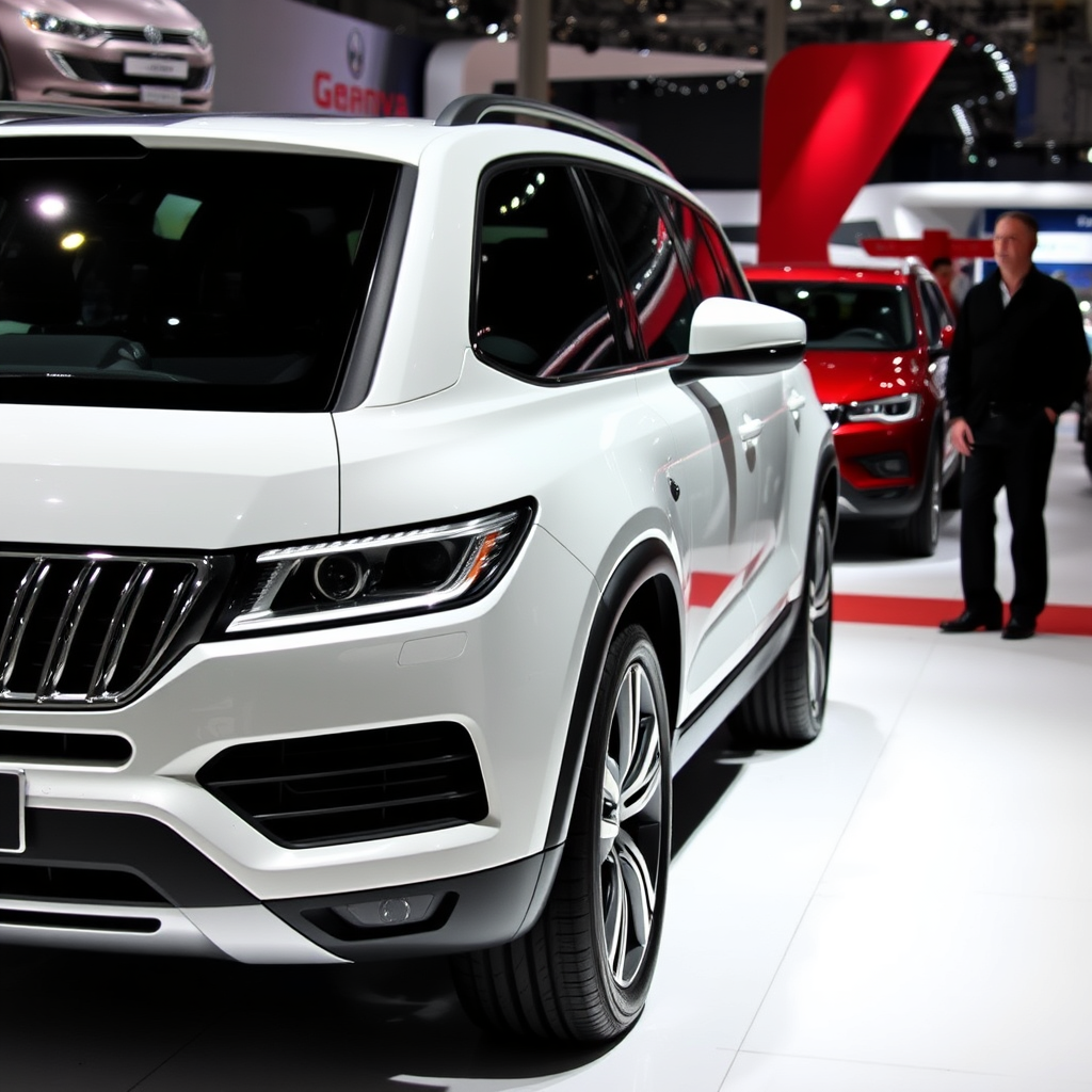 Geneva showroom car model 4x4 and suv 2011 year
