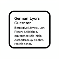 German Lyrics Generator